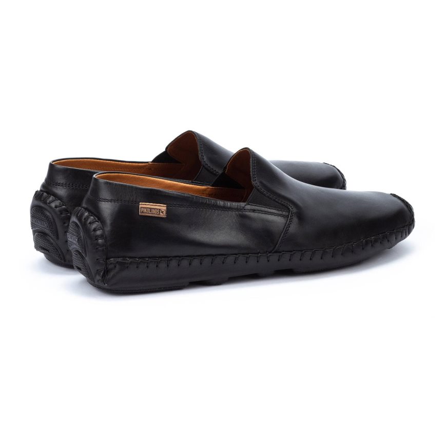 Men's Pikolinos JEREZ Moccasins Black | NZ Q3A7590